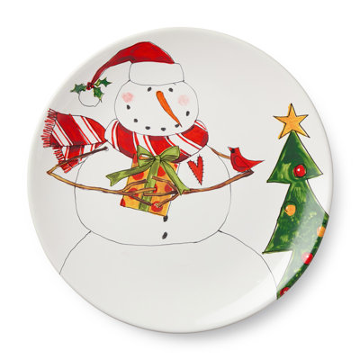 Snowman Plates | Wayfair
